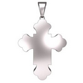 Sterling Silver Cross Pendant, 3/4" X 1.7mm Sterling Silver Cross Pendant, 3/4" X 1.7mm Sterling